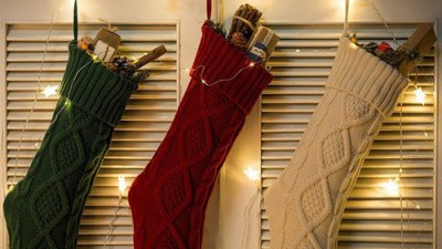 🧶 크리스마스 양말 뜨기 DIY🎄 득템 후기! 놓치면 후회각?